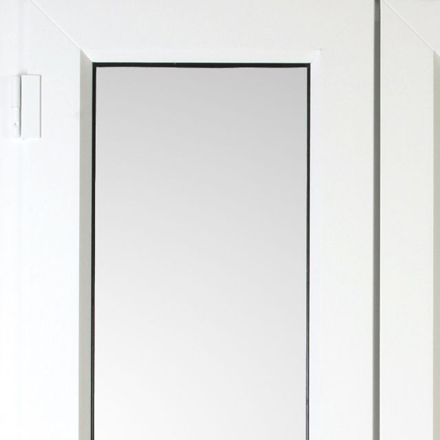 Weston 1 Lite Glazed White uPVC Patio Door set with 2 panes, (H)2055mm (W)1190mm External