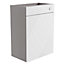 Westport Gloss White Freestanding Toilet cabinet (H)820mm (W)595mm