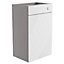 Westport Gloss White Freestanding Toilet cabinet (W)495mm (H)820mm