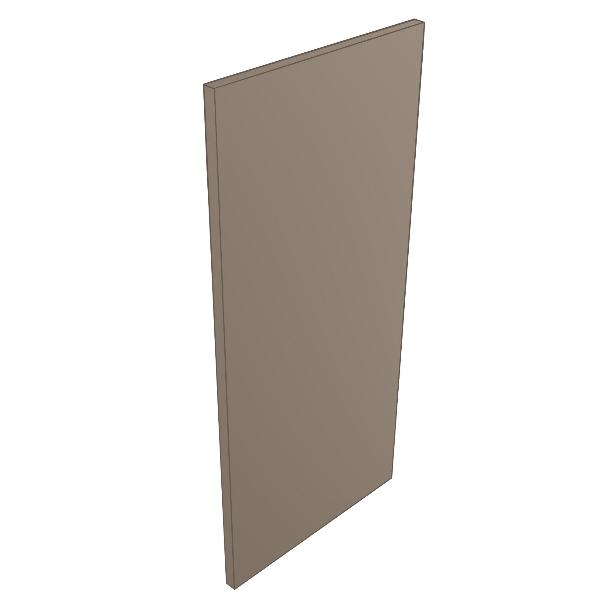 Westport Matt Stone grey End panel (H)720mm