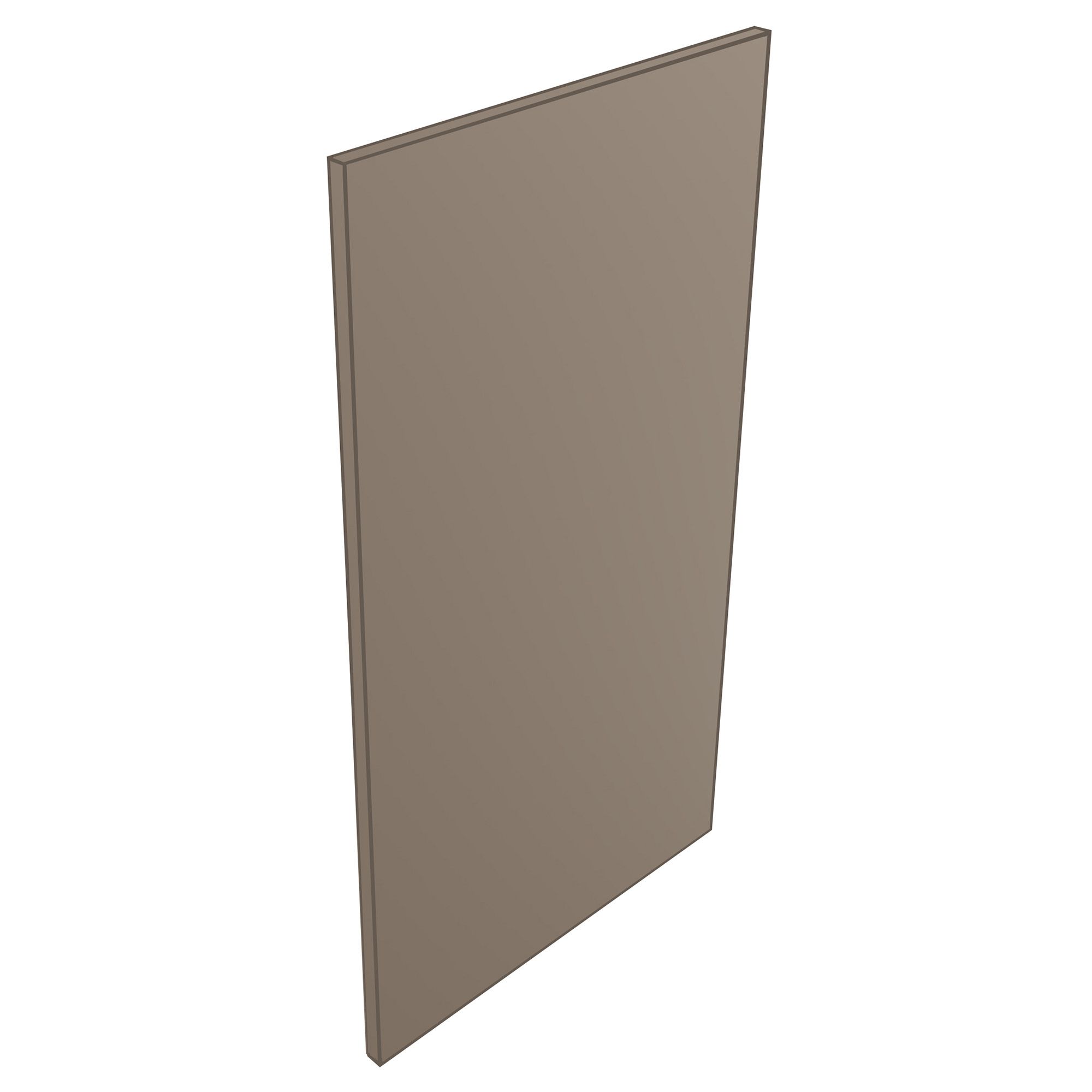 Westport Matt Stone grey End panel (H)900mm