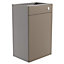 Westport Matt Stone grey Freestanding Toilet cabinet (H)820mm (W)495mm