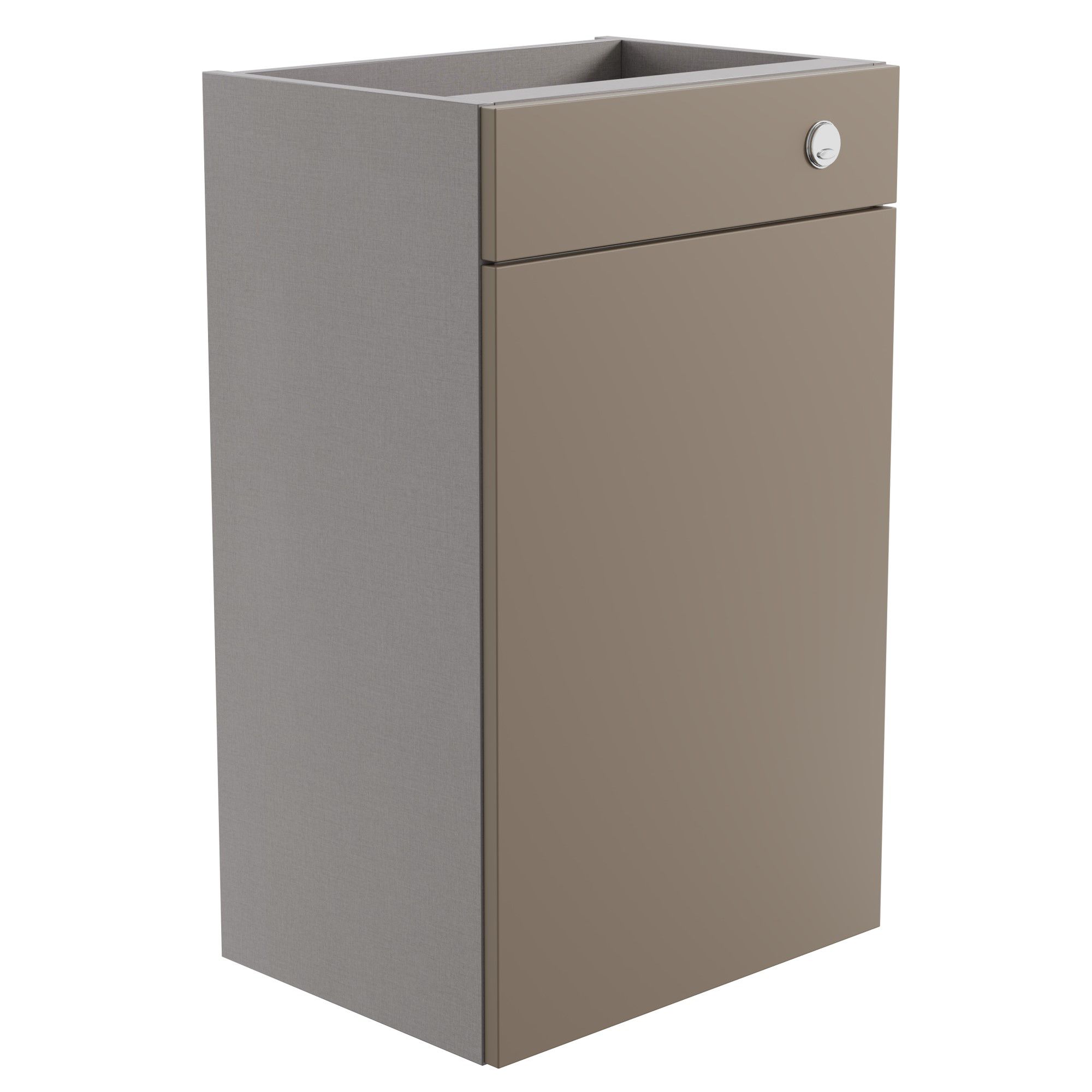 Westport Matt Stone grey Freestanding Toilet cabinet (H)820mm (W 