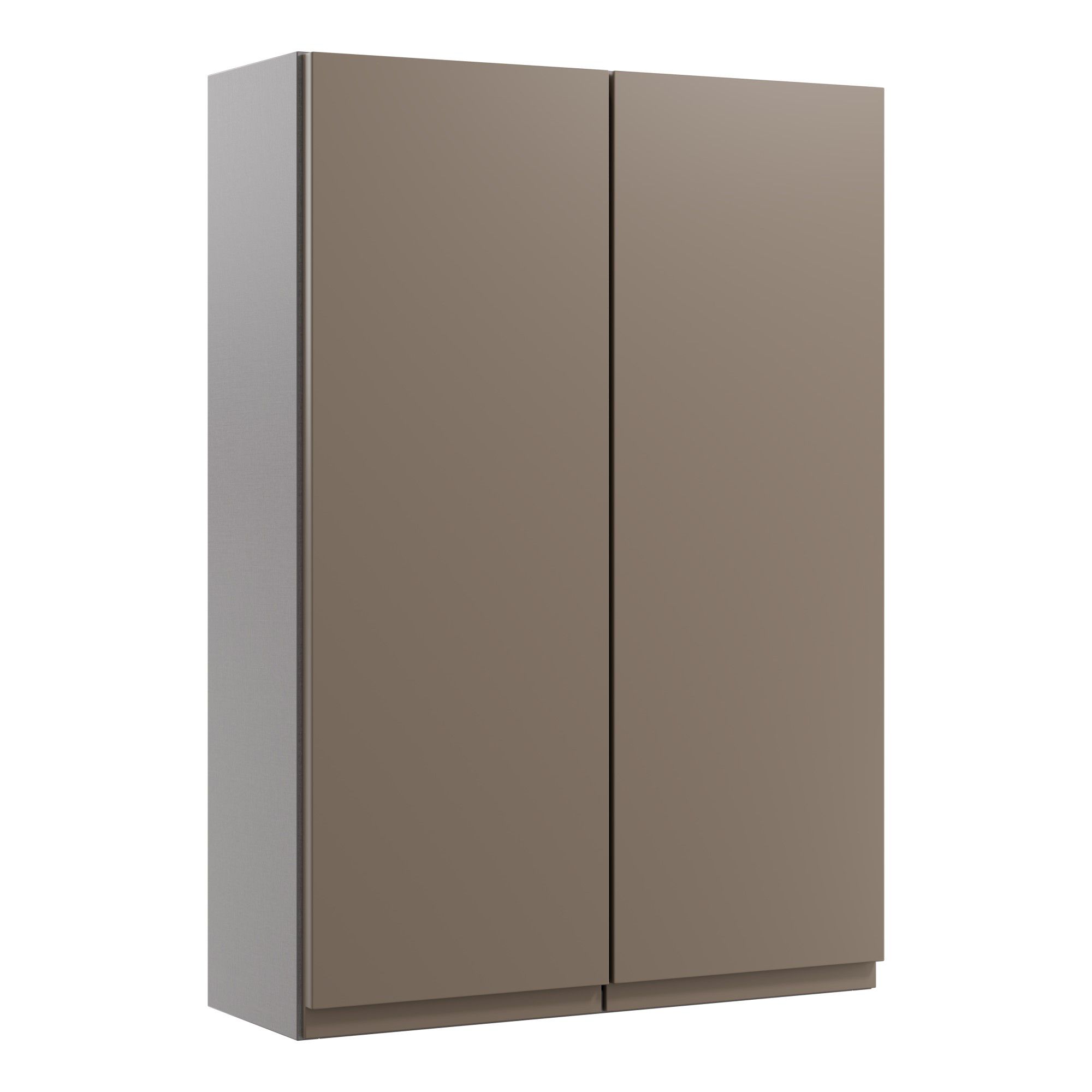 Westport Matt Stone grey Modern Double Wall cabinet (W)495mm (H)720mm