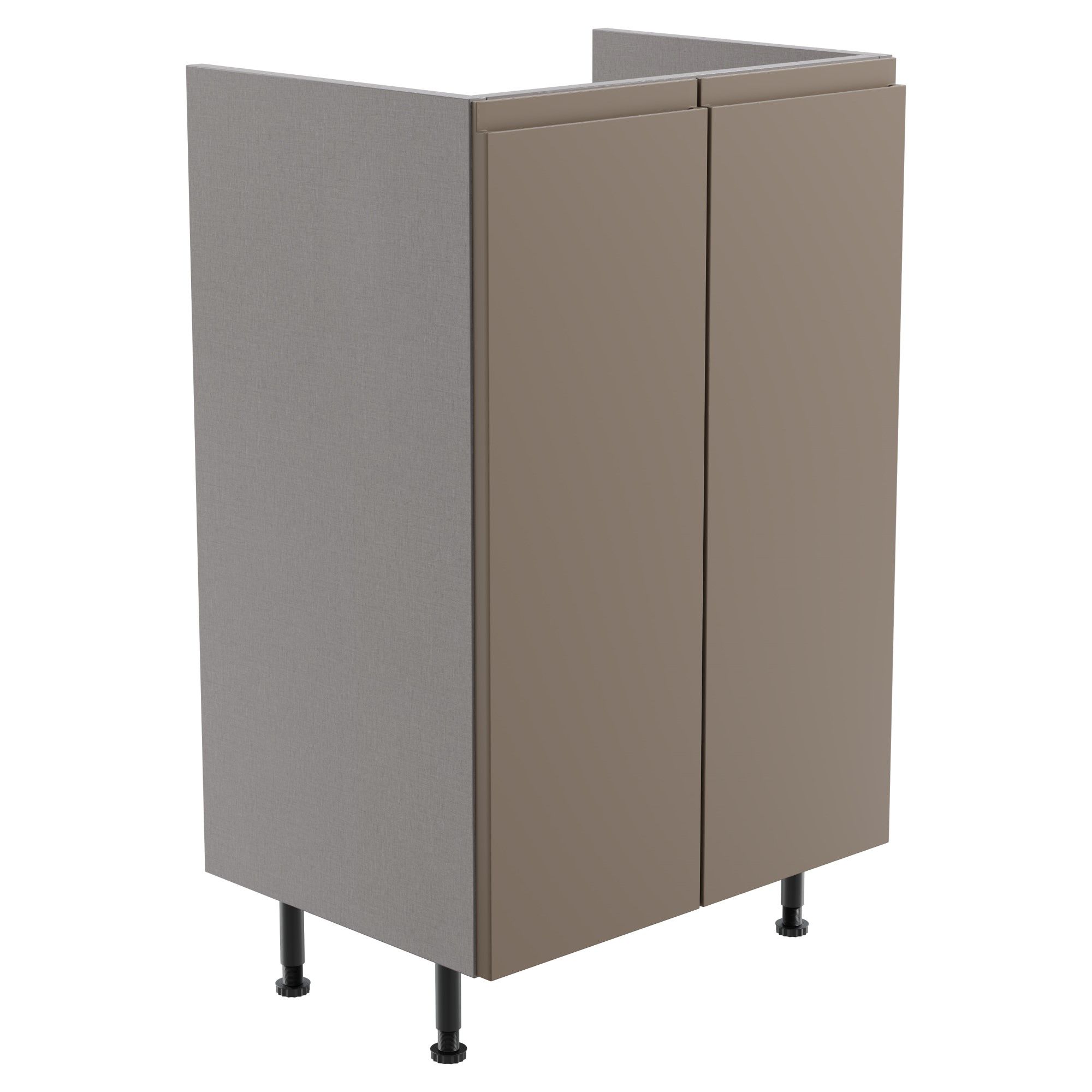 Westport Matt Stone grey Modern Freestanding Base unit (W)495mm (H)820mm