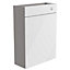 Westport Slim Gloss White Freestanding Toilet cabinet (H)820mm (W)595mm