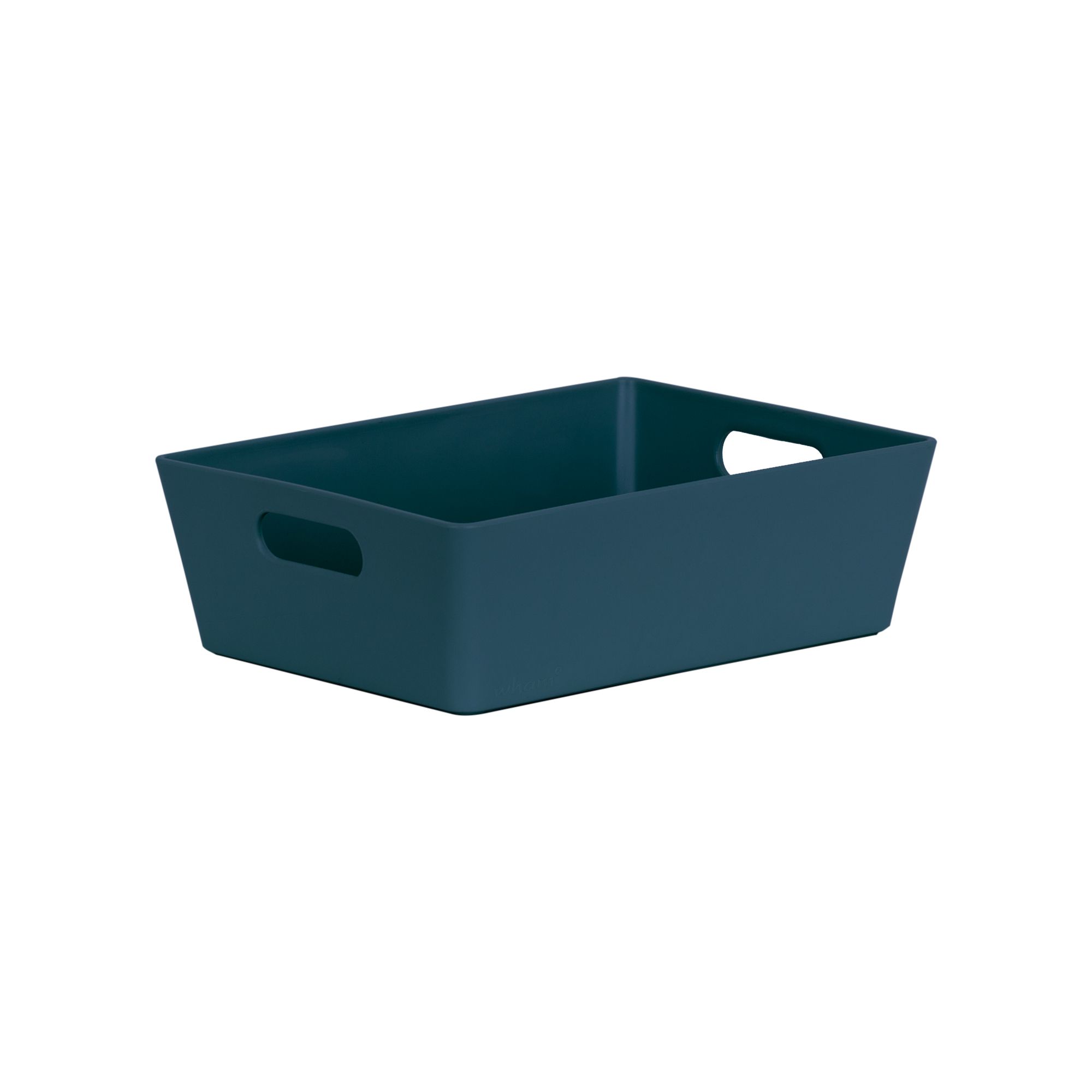 Wham Studio 3.01 High Polished Finish Dark blue Plastic Nestable Storage basket (H)0.5cm (W)1.65cm
