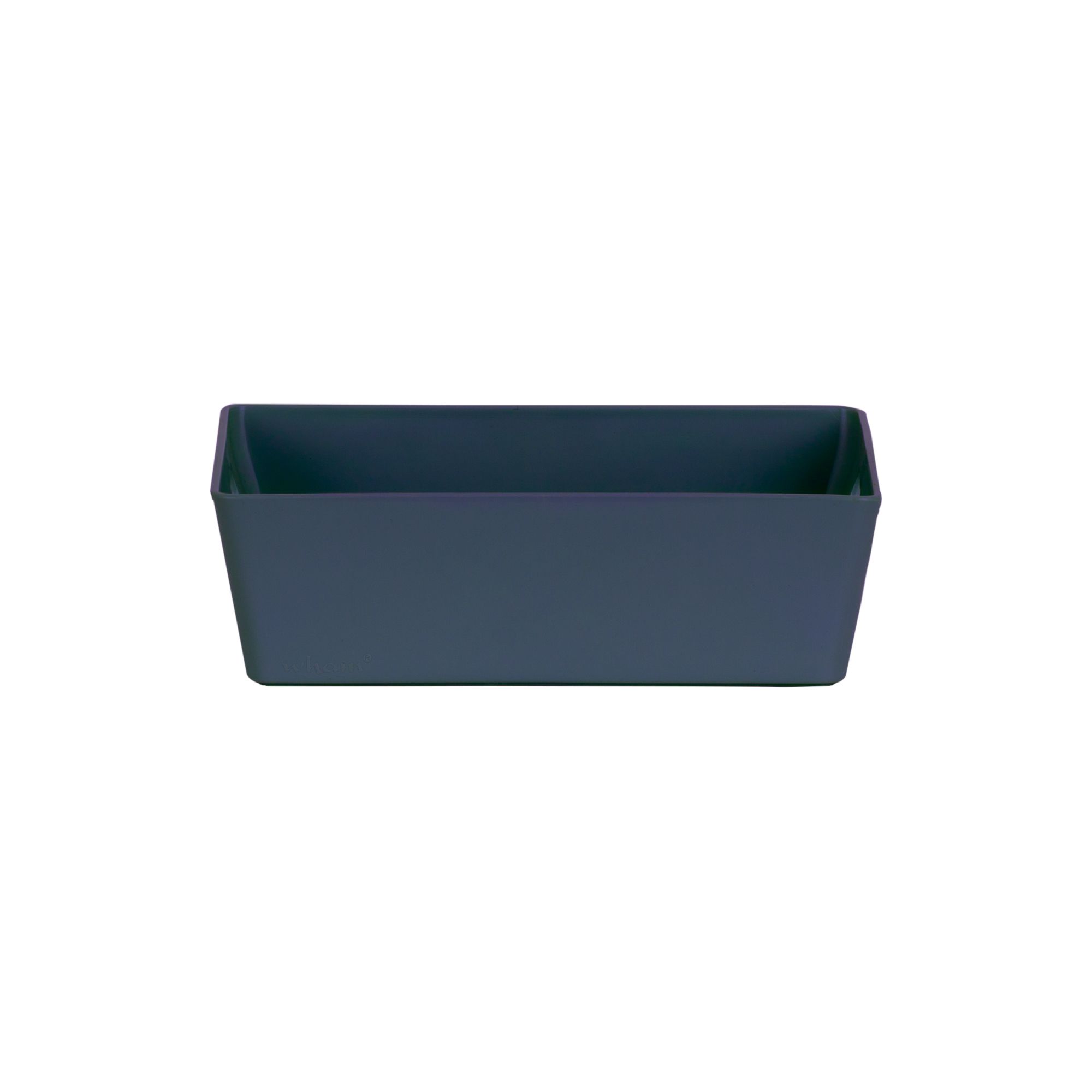 Wham Studio 3.01 High Polished Finish Dark blue Plastic Nestable Storage basket (H)0.5cm (W)1.65cm