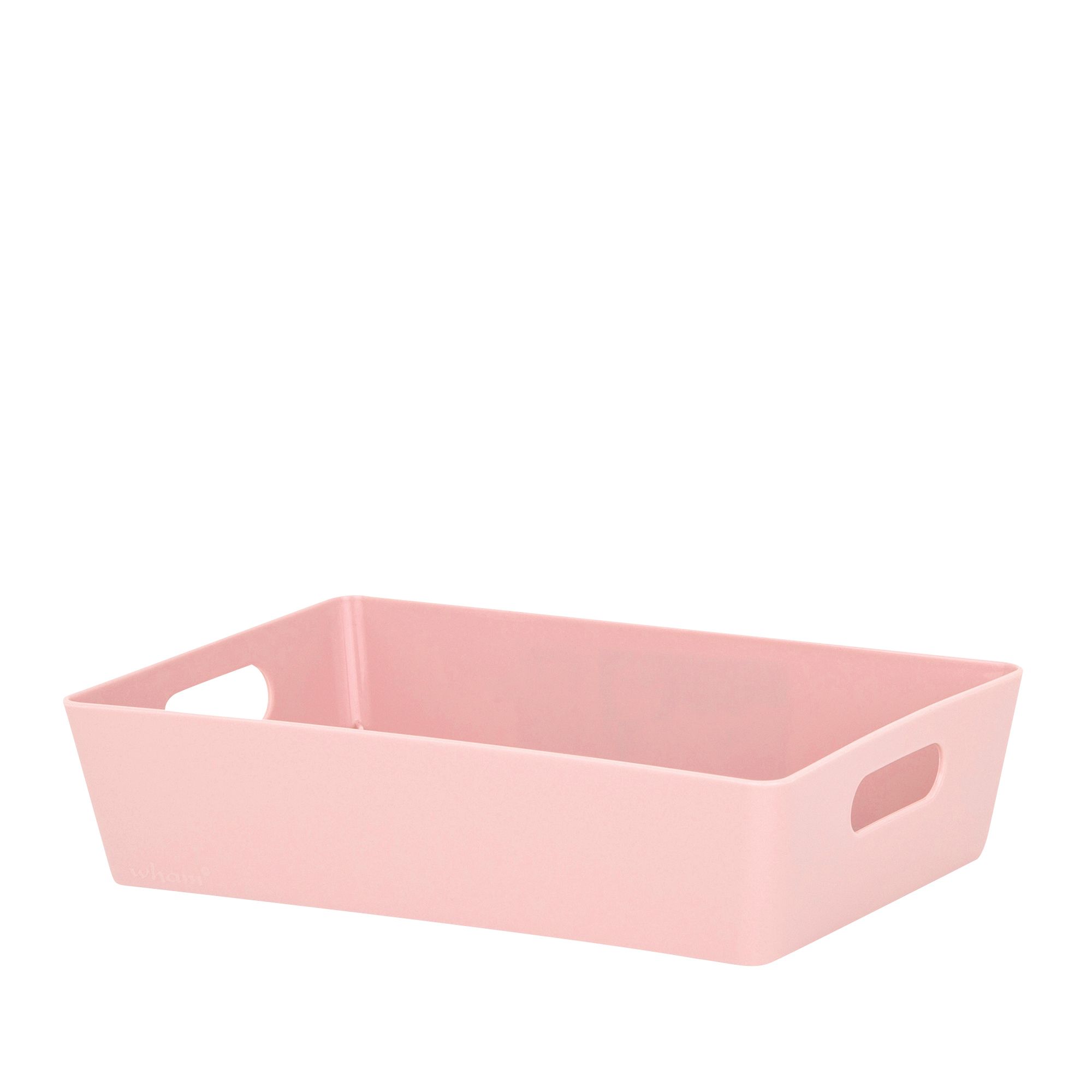 Wham Studio 4.01 Blush Plastic Nestable Storage basket (H)6cm (W)17cm