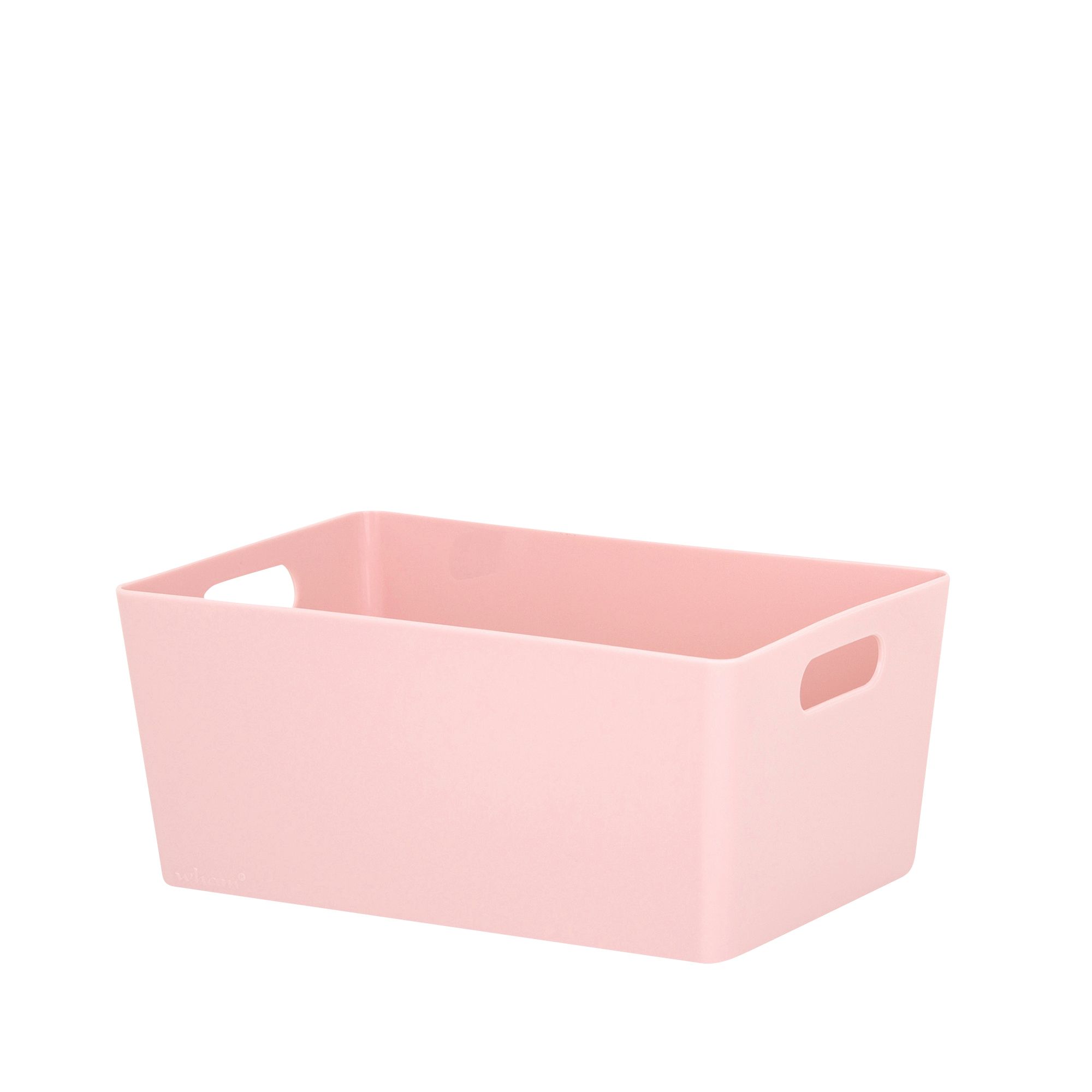 Wham Studio 4.02 Blush Plastic Nestable Storage basket (H)11cm (W)17cm