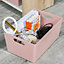 Wham Studio 4.02 Blush Plastic Nestable Storage basket (H)11cm (W)17cm