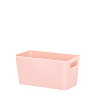 Wham Studio 6.01 Blush Plastic Nestable Storage basket (H)10cm (W)10cm
