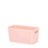 Wham Studio 6.01 Blush Plastic Nestable Storage basket (H)10cm (W)10cm