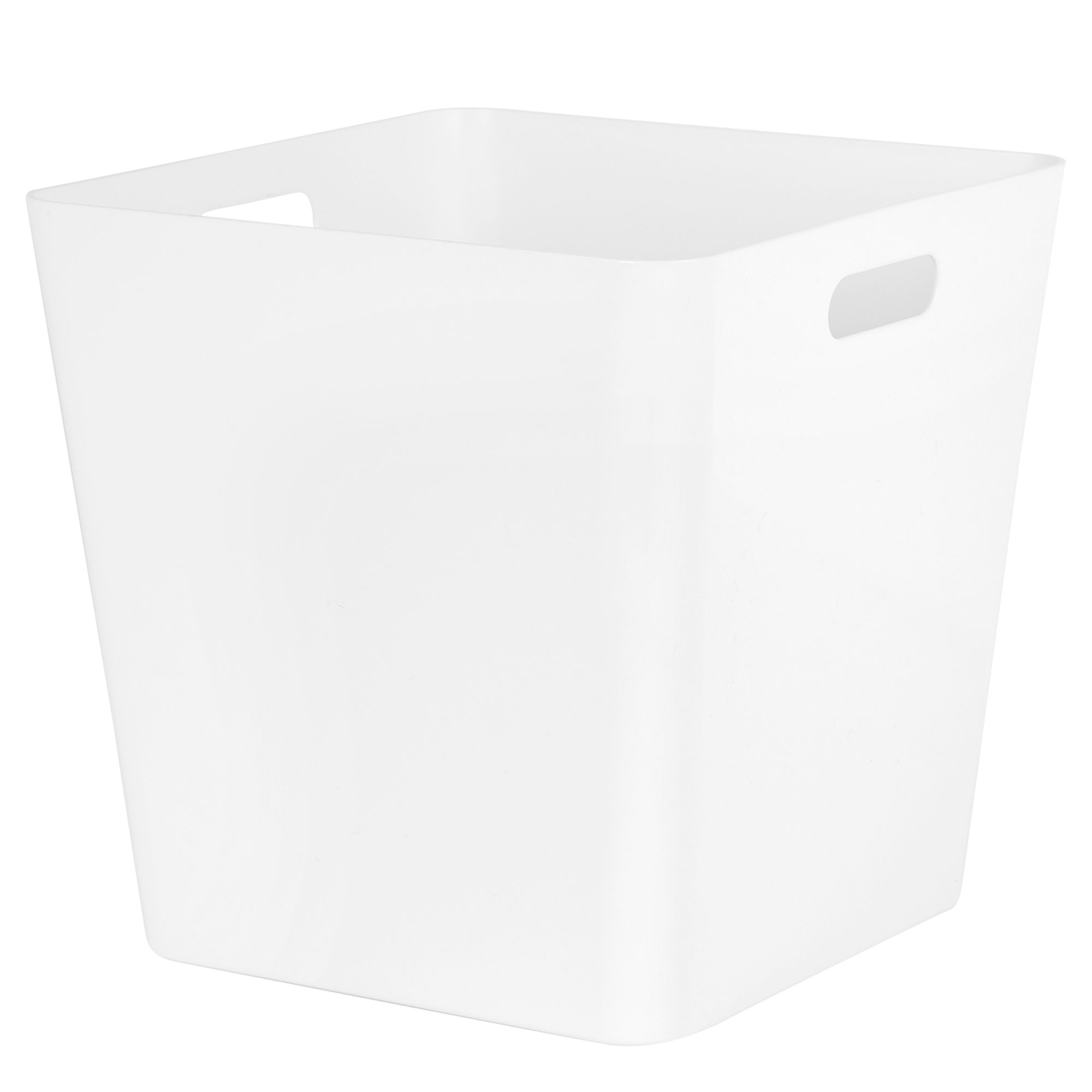 Wham Studio Basket Medium Duty White Plastic Large Storage Box | DIY At B&Q