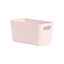Wham Studio Gloss light pink Plastic Nestable Storage basket (H)10cm (W)20cm (D)20cm