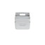 Wham Studio High Polished Finish Medium grey Plastic Nestable Storage basket (H)0.9cm (W)1.25cm, Set of 3