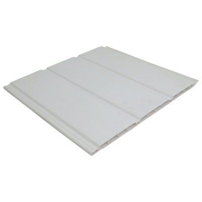 WHITE 300MM X 4M HOLLOW SOFFIT | DIY At B&Q