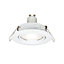 White Adjustable LED Warm white Downlight 3.8W IP20