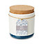 White Blue agave Jar candle, Small