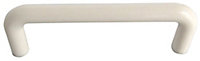 White Cabinet Pull handle, Pack of 10