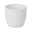 White Ceramic Round Plant pot (Dia)14.4cm