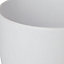 White Ceramic Round Plant pot (Dia)16.2cm