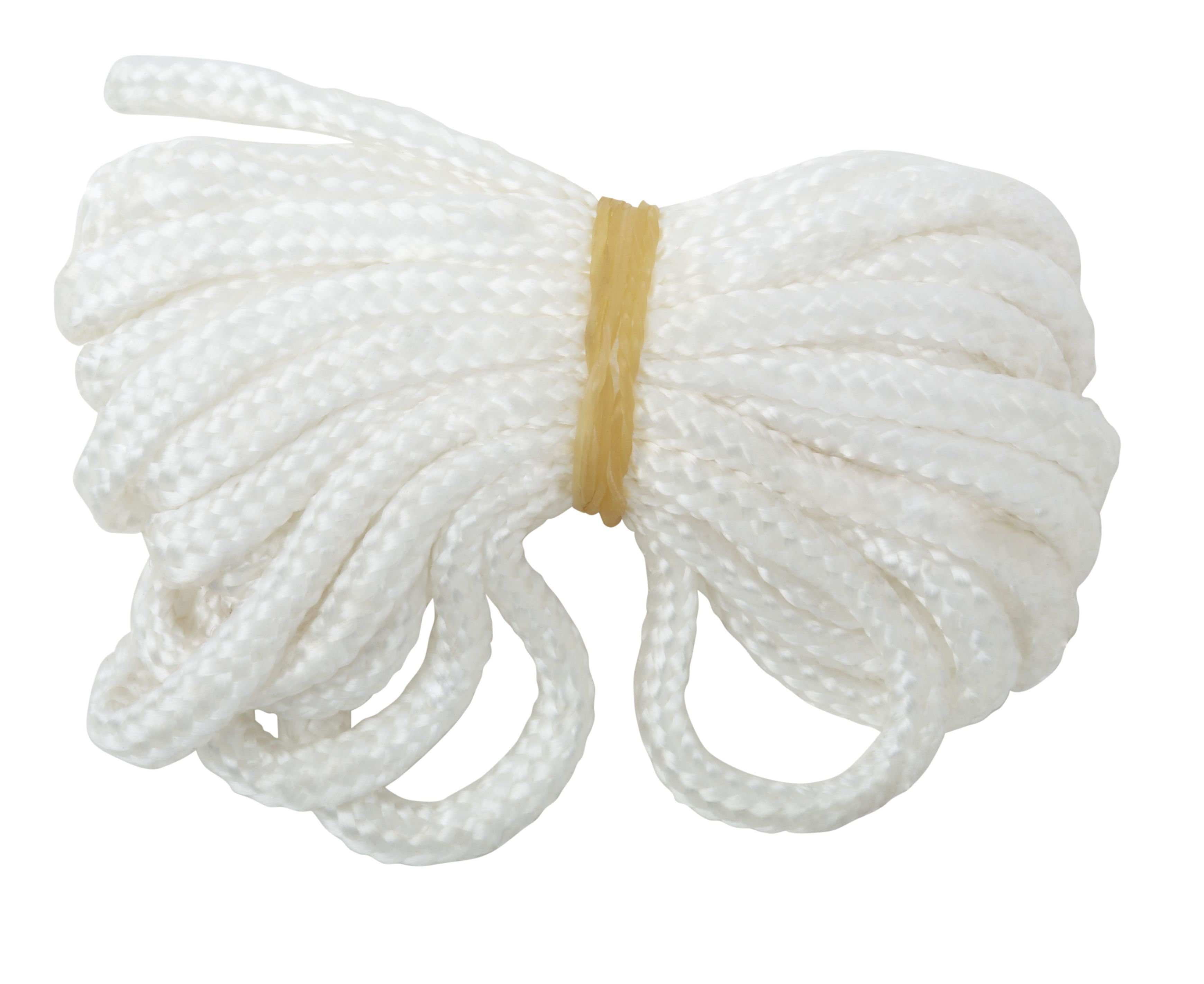 White Cotton Heavy duty Rope, (L)3m