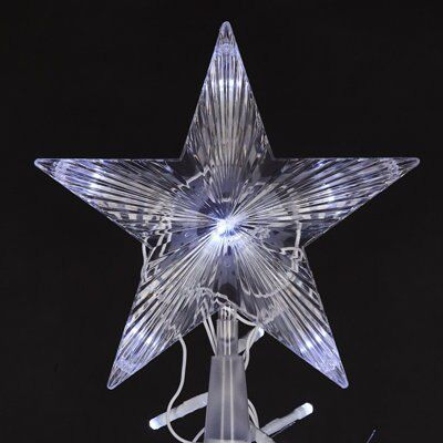 White Electrical christmas decoration