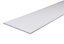 White Fully edged Chipboard Furniture board, (L)0.8m (W)200mm (T)18mm