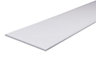 White Fully edged Chipboard Furniture board, (L)0.8m (W)300mm (T)18mm