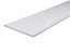 White Fully edged Chipboard Furniture board, (L)1.2m (W)200mm (T)18mm