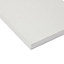 White Gloss Fully edged Furniture panel, (L)1.2m (W)200mm (T)18mm