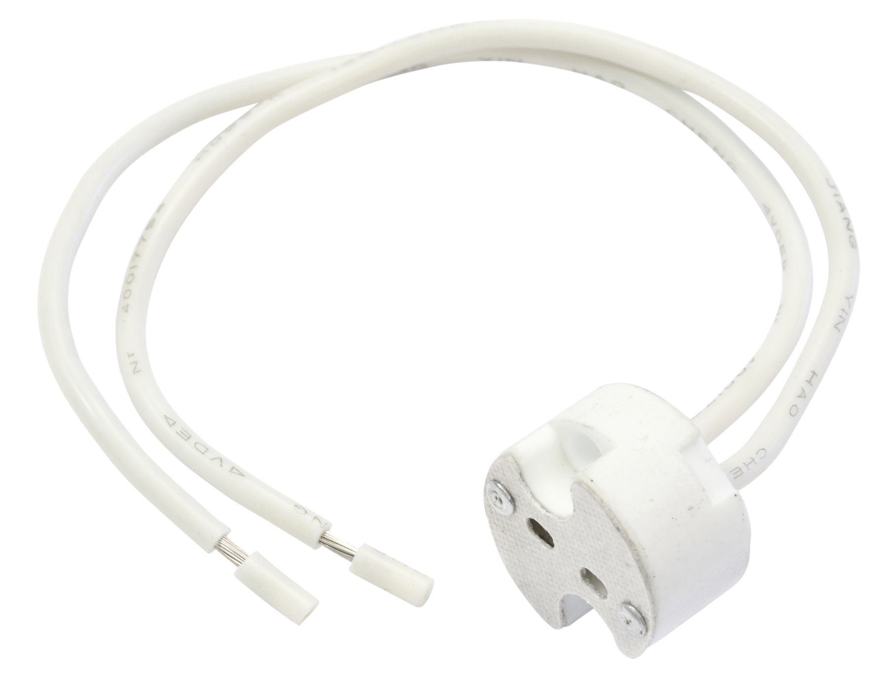 White GU4 Lampholder LH50