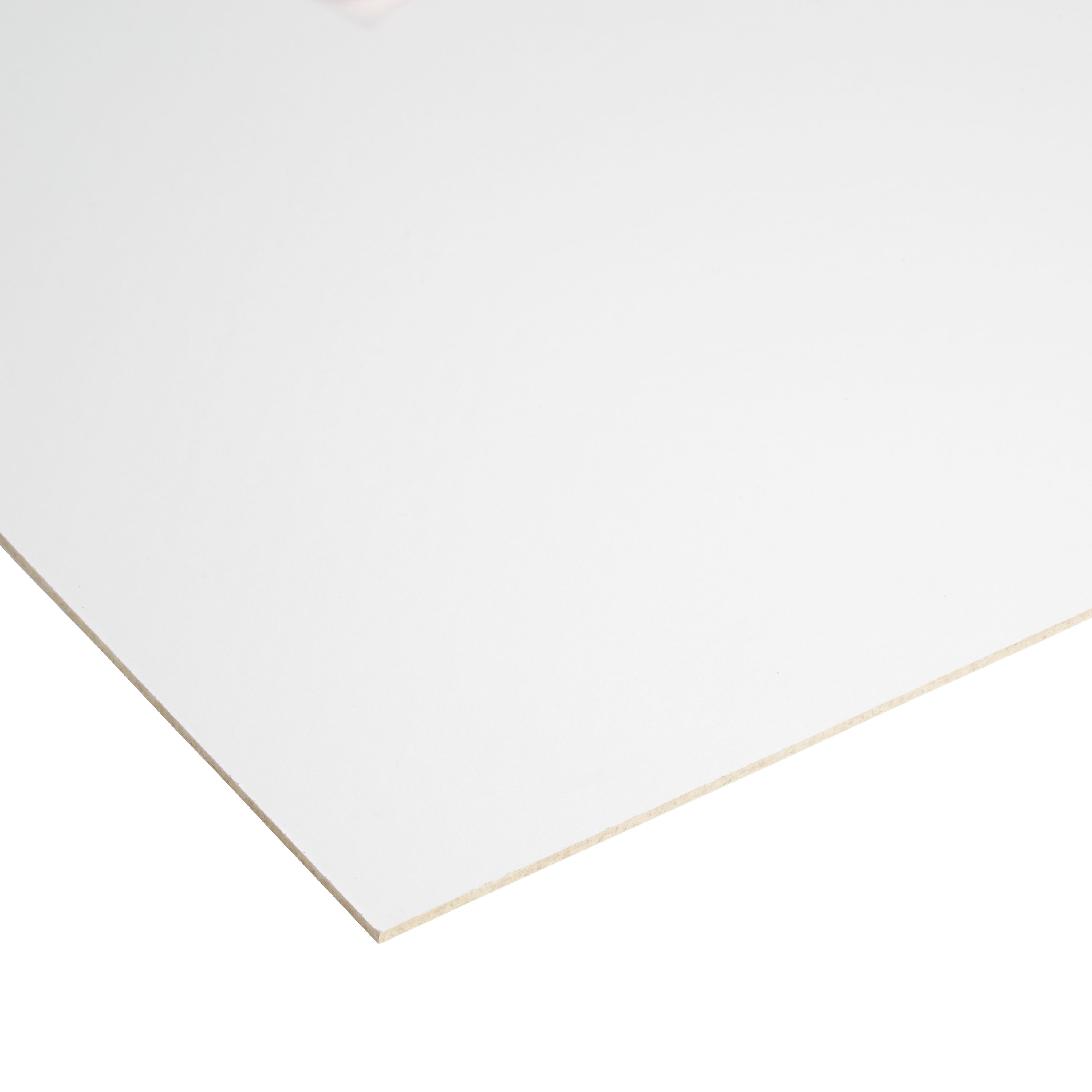 White Hardboard (L)2440mm (W)1220mm (T)3mm