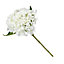 White Hydrangea Single stem Artificial flower