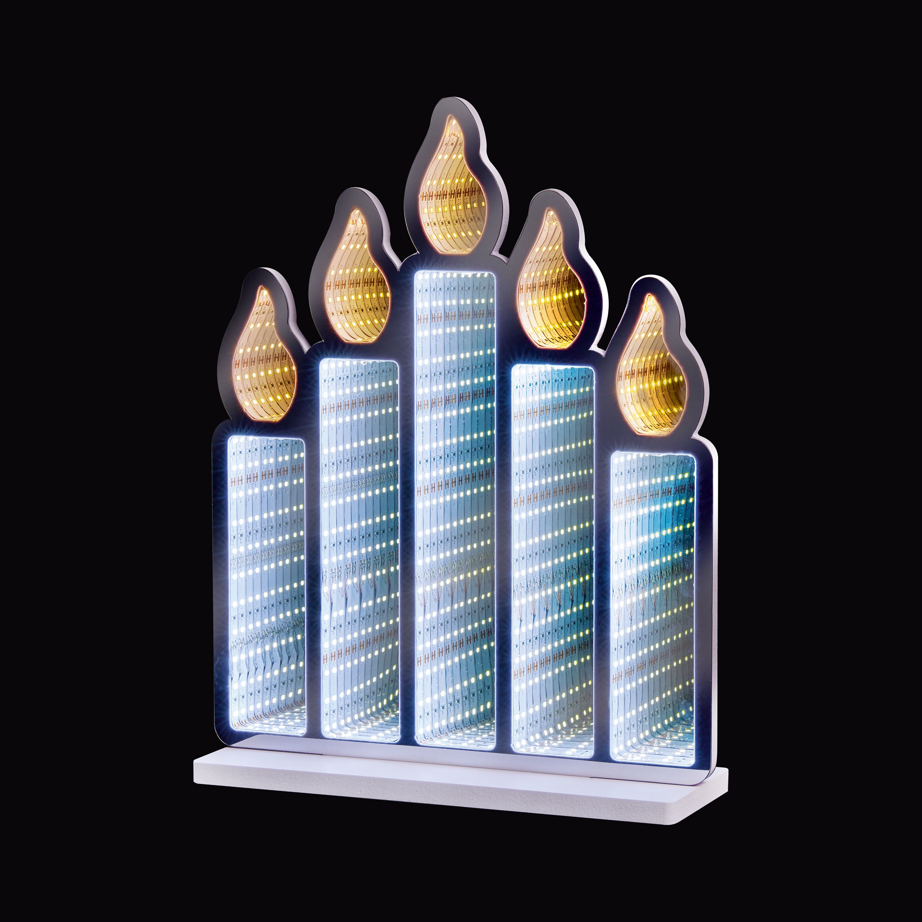 White LED Candlebridge Infinity light (H) 400mm