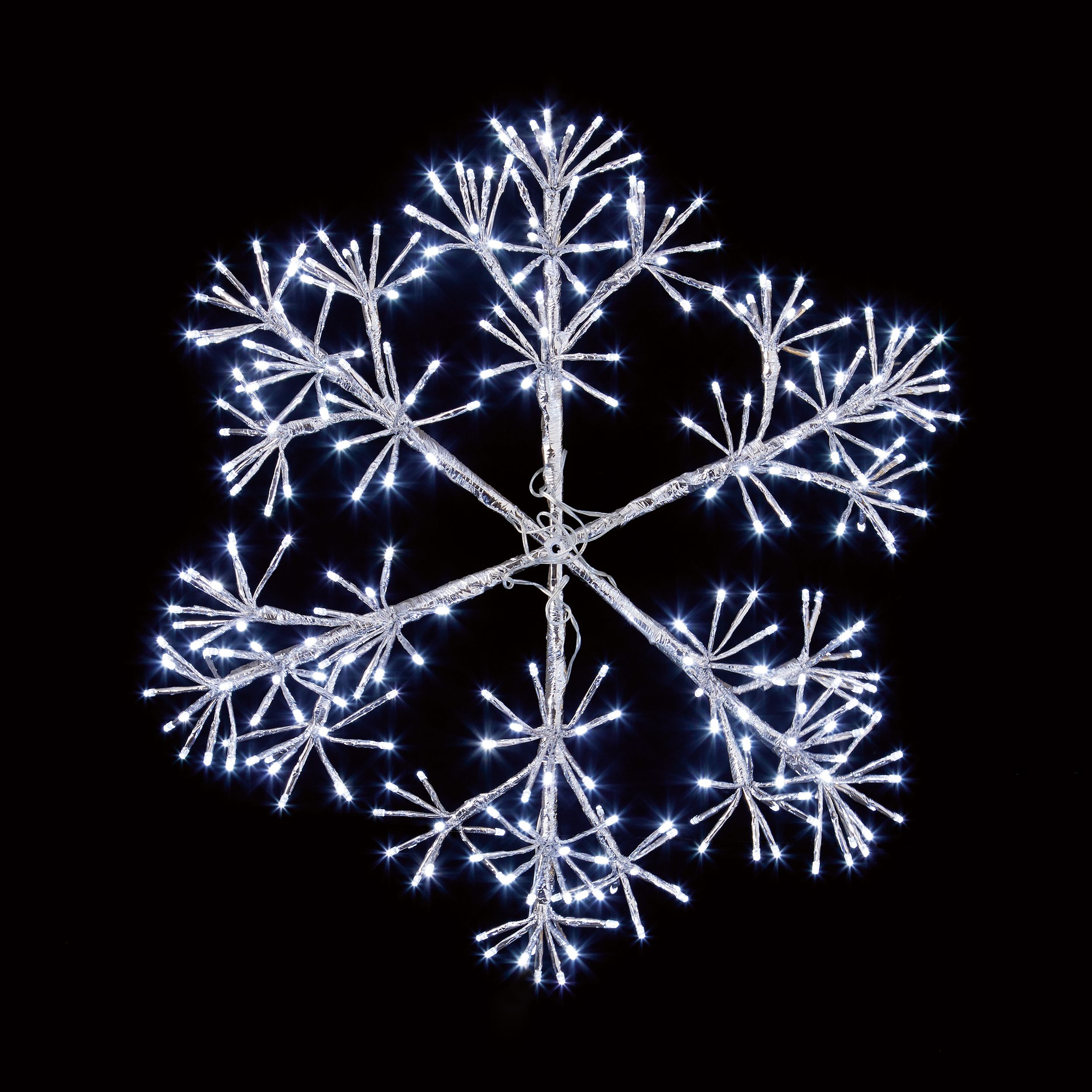 White LED Snowflake Single christmas light (H) 600mm