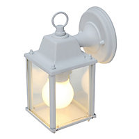White Mains-powered Outdoor Wall light
