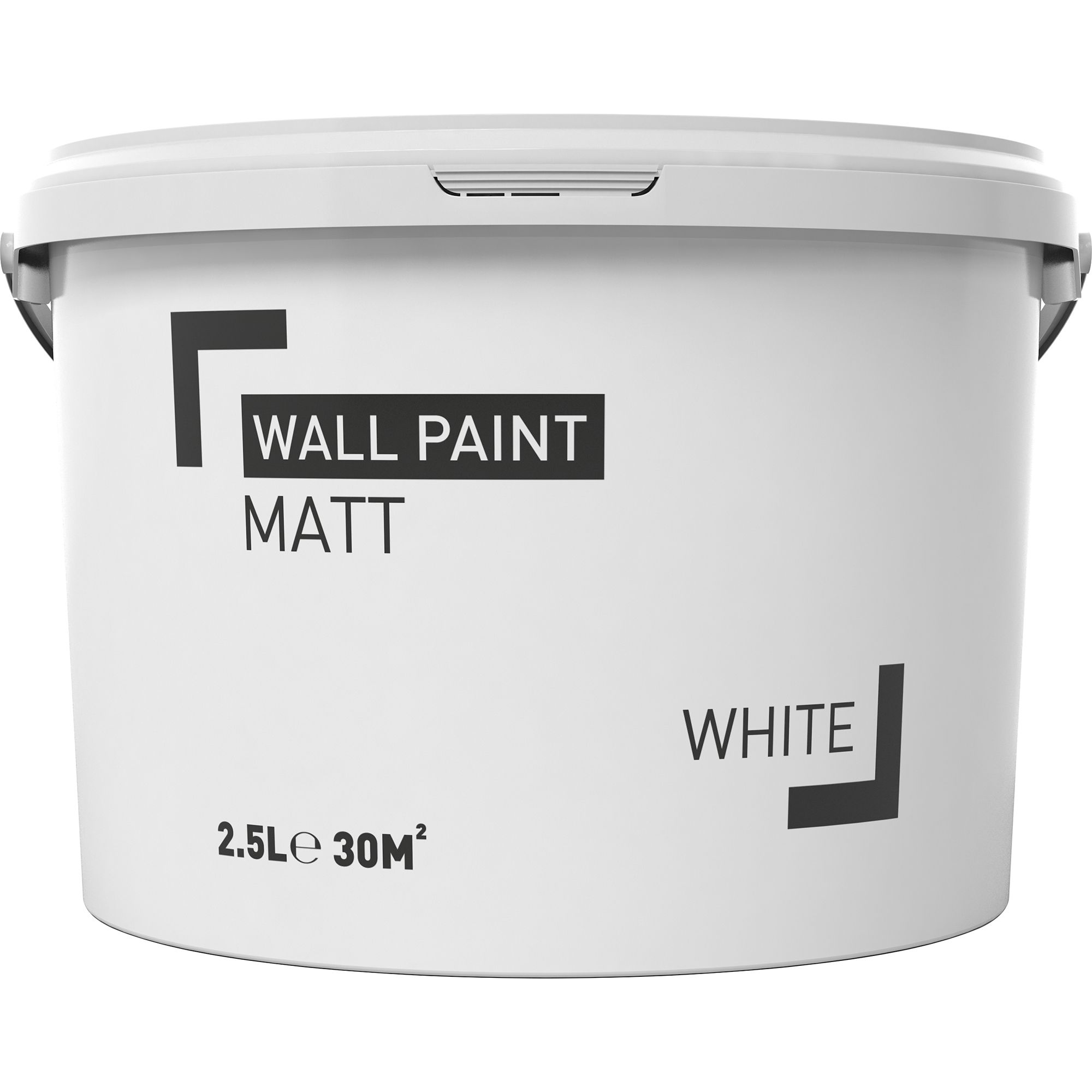 White Matt Emulsion paint, 2.5L DIY at B&Q