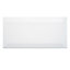 White Matt Metro Ceramic Indoor Wall tile, Pack of 40, (L)200mm (W)100mm