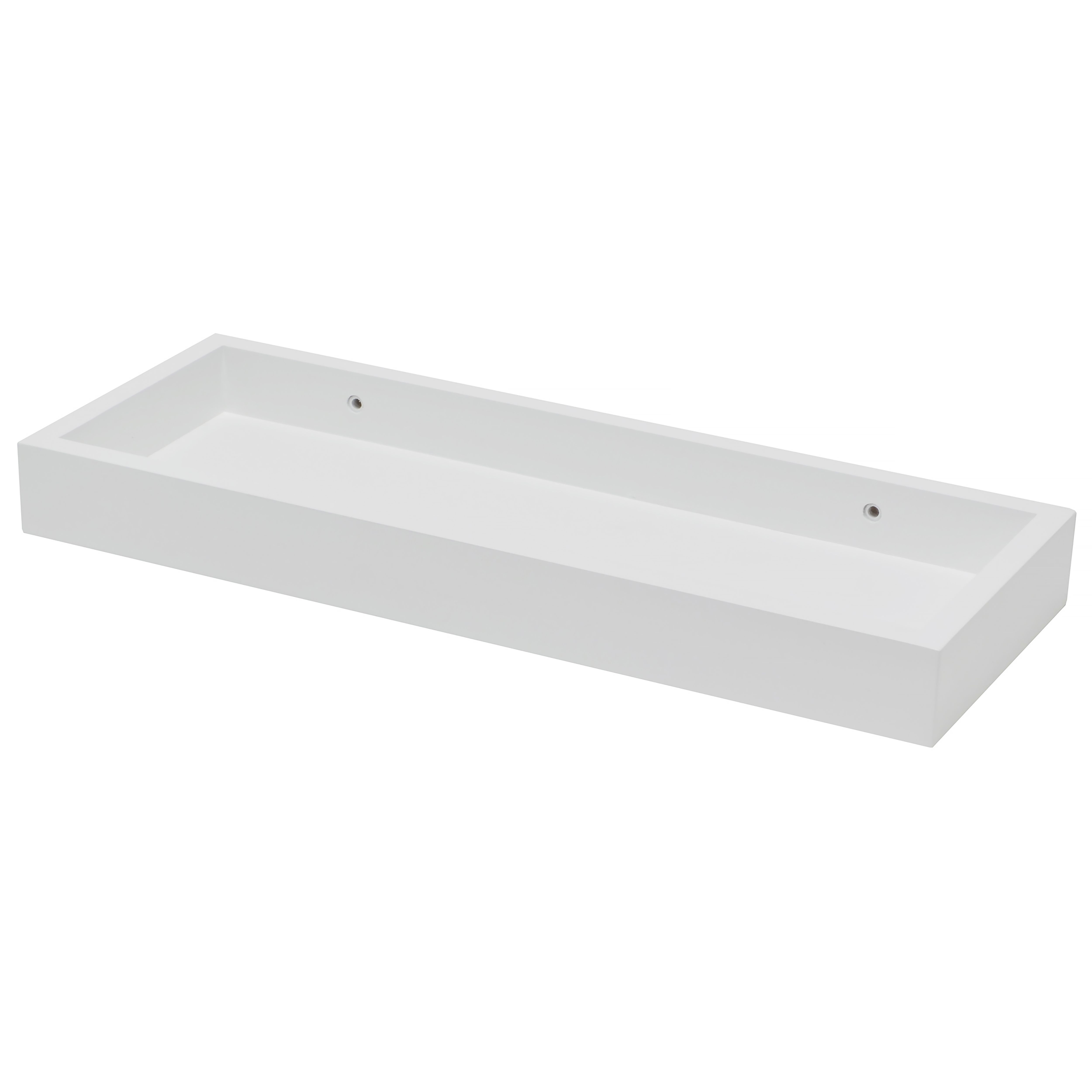 White Matt Storage shelf (L)401mm (D)150mm DIY at B&Q