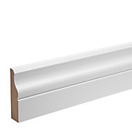 White MDF Ogee Architrave (L)2.18m (W)69mm (T)18mm 10.95kg, Pack of 5