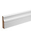 White MDF Ogee Architrave (L)2.18m (W)69mm (T)18mm, Pack of 5