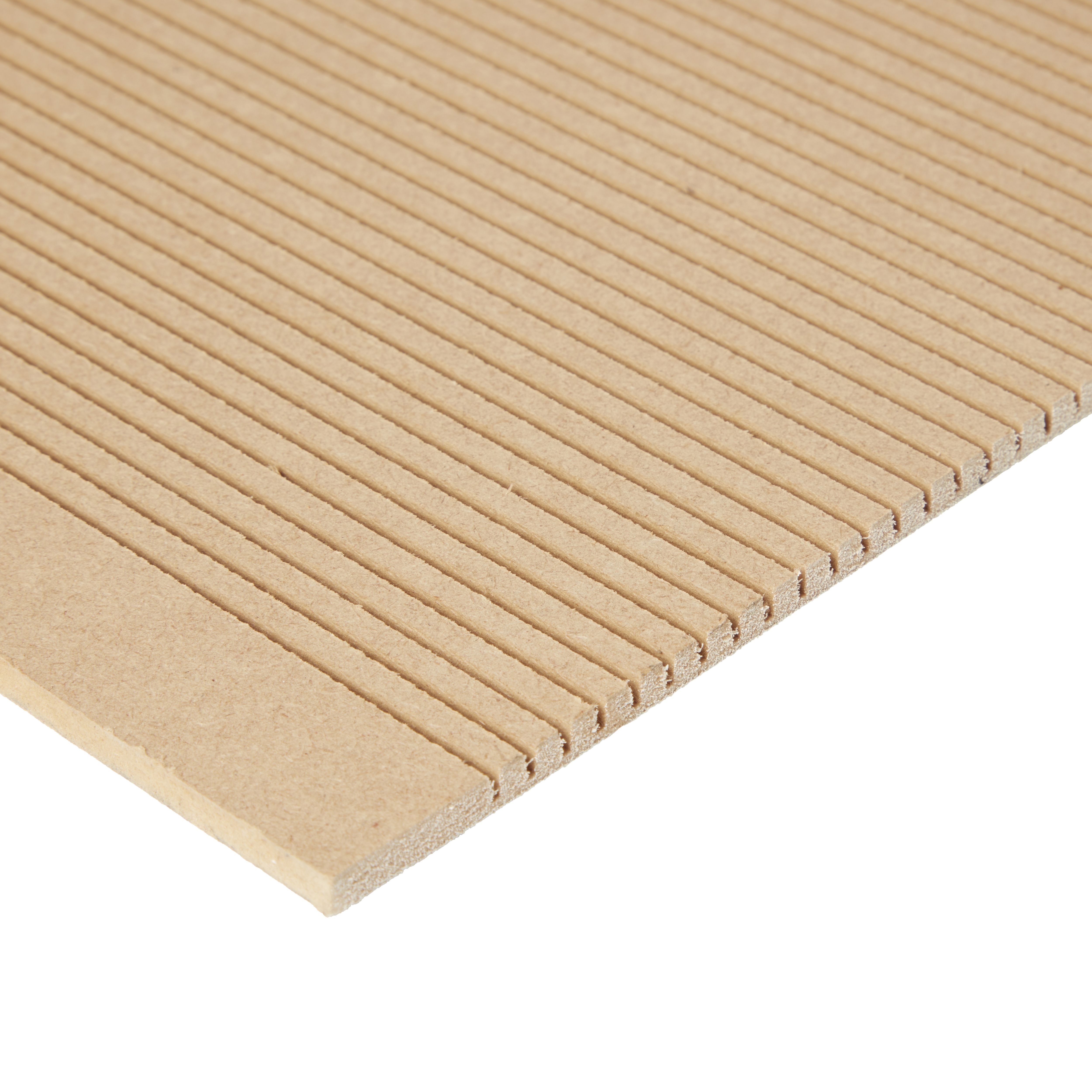 White Medium-density fibreboard (MDF) Fibreboard (L)1220mm (W)607mm (T)6mm