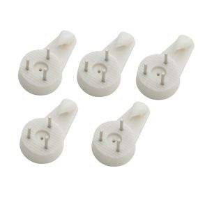 White Medium Picture hook (W)17mm, Pack of 25