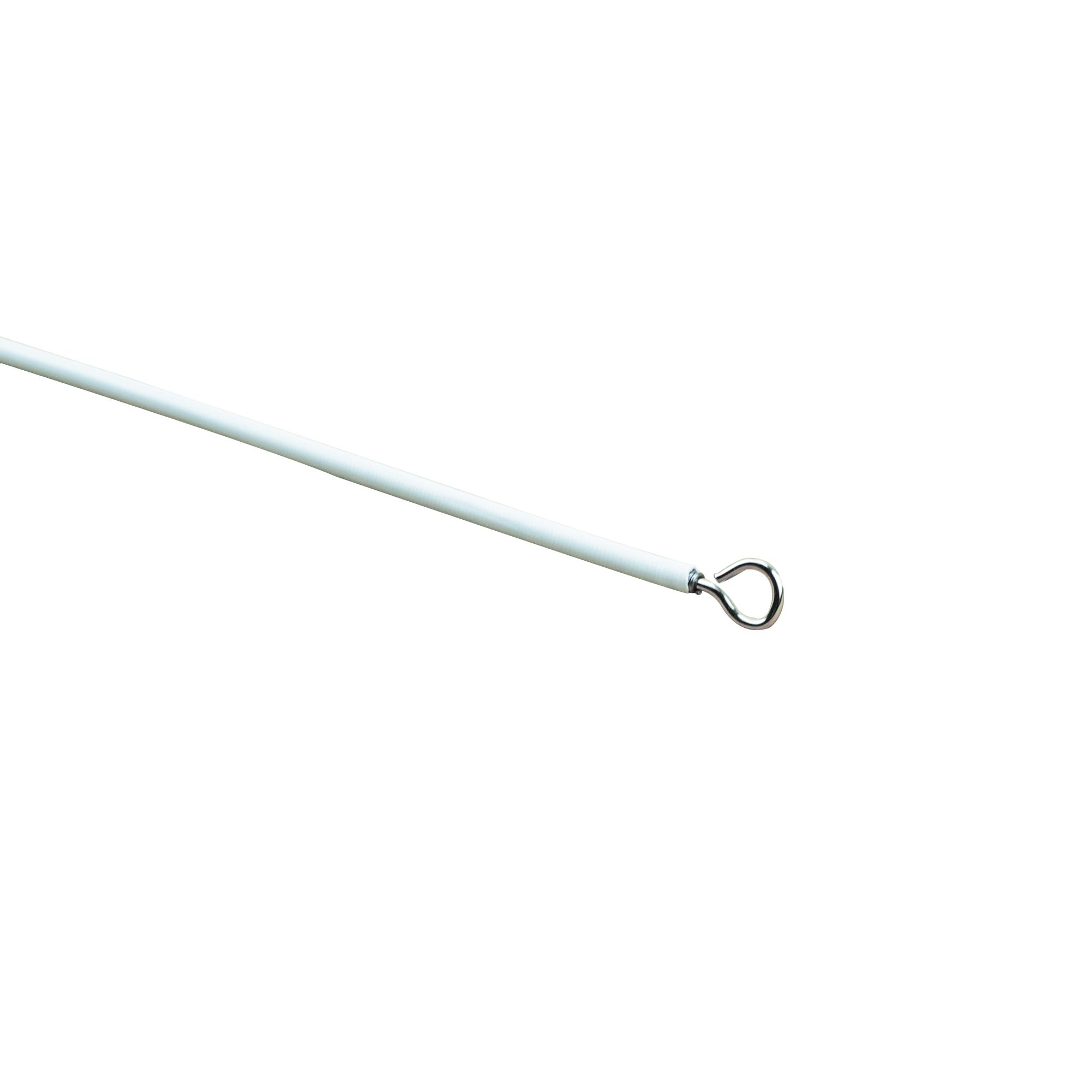 White Metal & plastic Curtain wire (L)2m