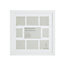White Modern block Multi Picture frame (H)44cm x (W)44cm