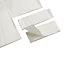 White Mounting Adhesive pad (L)25mm (W)11mm, Pack of 24