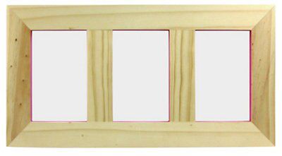 White Multi aperture Multi Picture frame (H)43cm x (W)22cm