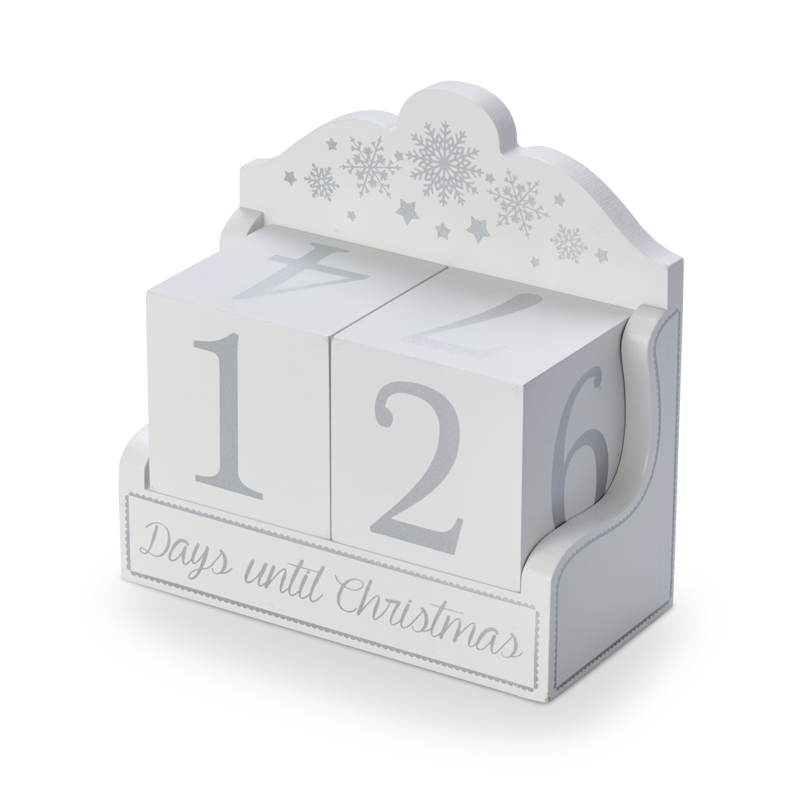 White Painted Wood Christmas countdown calendar | DIY at B\u0026Q